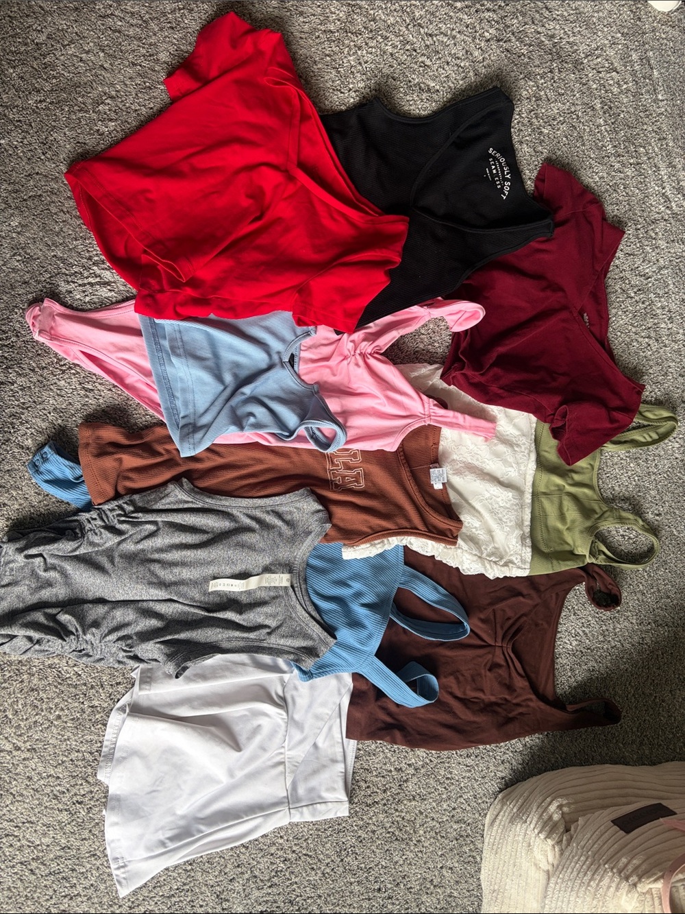 Girls' Tank Tops (skirt) Bundle- Multi-Color Pack LULULEMON + AEROPOSTALE